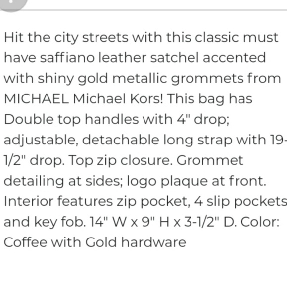 Michael Kors Satchel - Picture 7 of 7